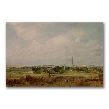 John Constable 'View Of Salisbury' Canvas Art,16x24